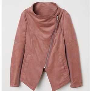 Divided leather jacket HM BLACK